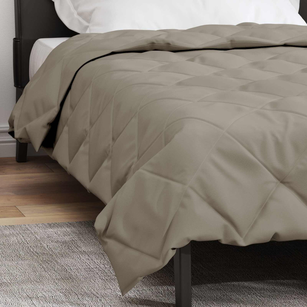 Produktbild för Sommar Duvet Ljusgrå 200 x 155 cm Mikrofiber