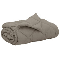 Produktbild för Sommar Duvet Ljusgrå 240 x 200 cm Mikrofiber