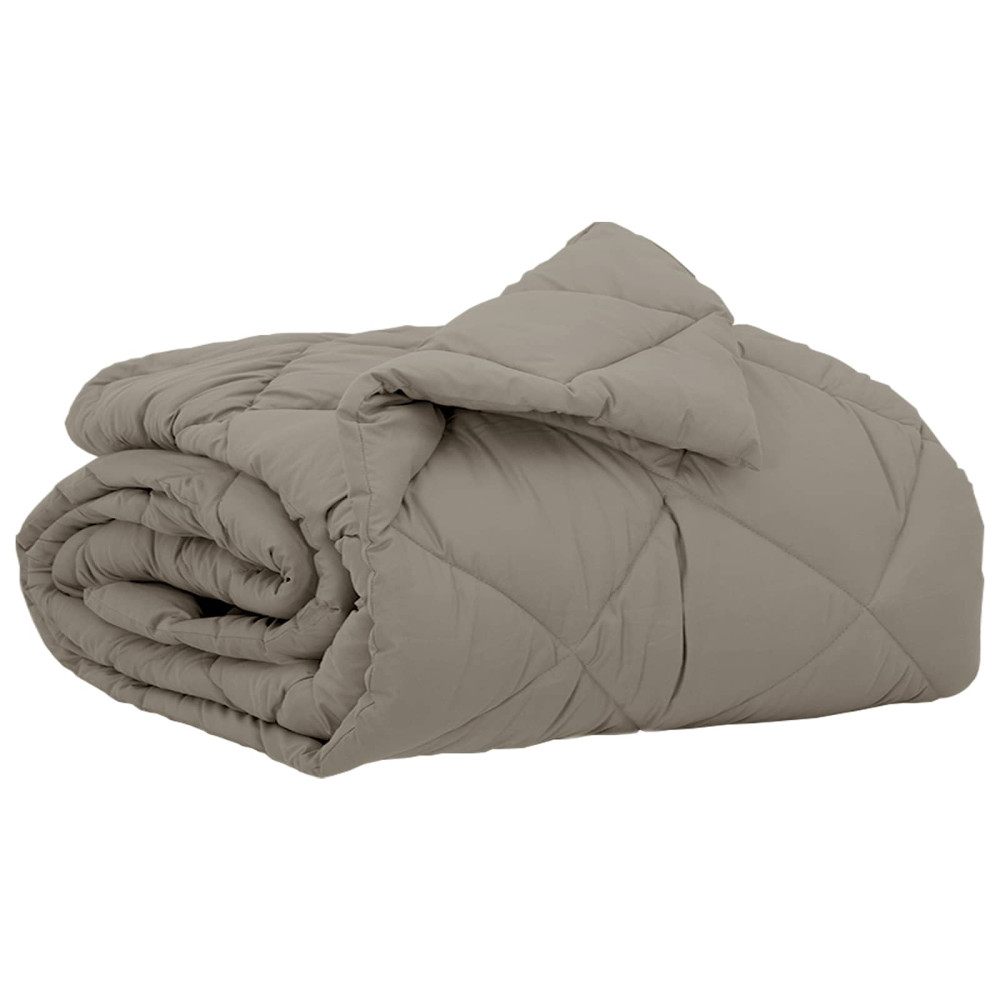 Produktbild för Sommar Duvet Ljusgrå 220 x 155 cm Mikrofiber