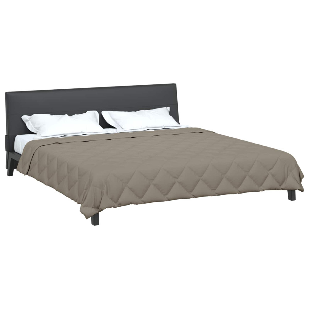 Produktbild för Sommar Duvet Ljusgrå 220 x 240 cm Mikrofiber