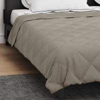 Produktbild för Sommar Duvet Ljusgrå 220 x 240 cm Mikrofiber