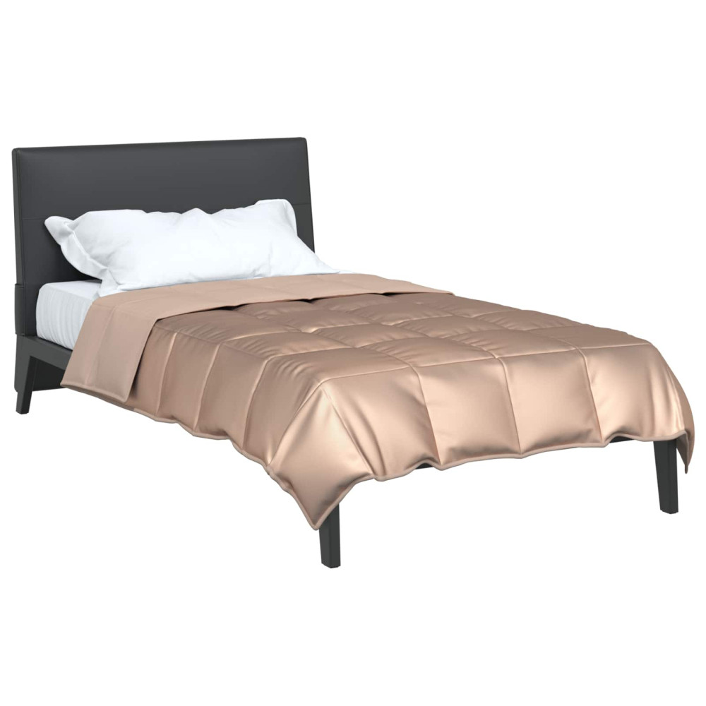 Produktbild för Sommar Duvet Guld 135 x 200 cm Satin och Mikrofiber