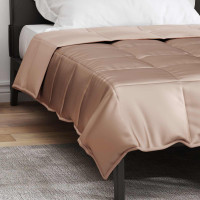 Produktbild för Sommar Duvet Guld 135 x 200 cm Satin och Mikrofiber