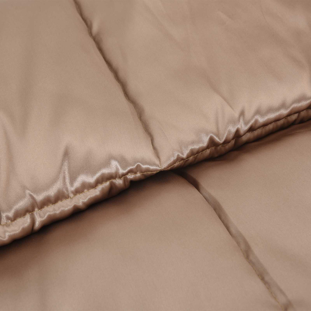 Produktbild för Sommar Duvet Guld 135 x 200 cm Satin och Mikrofiber