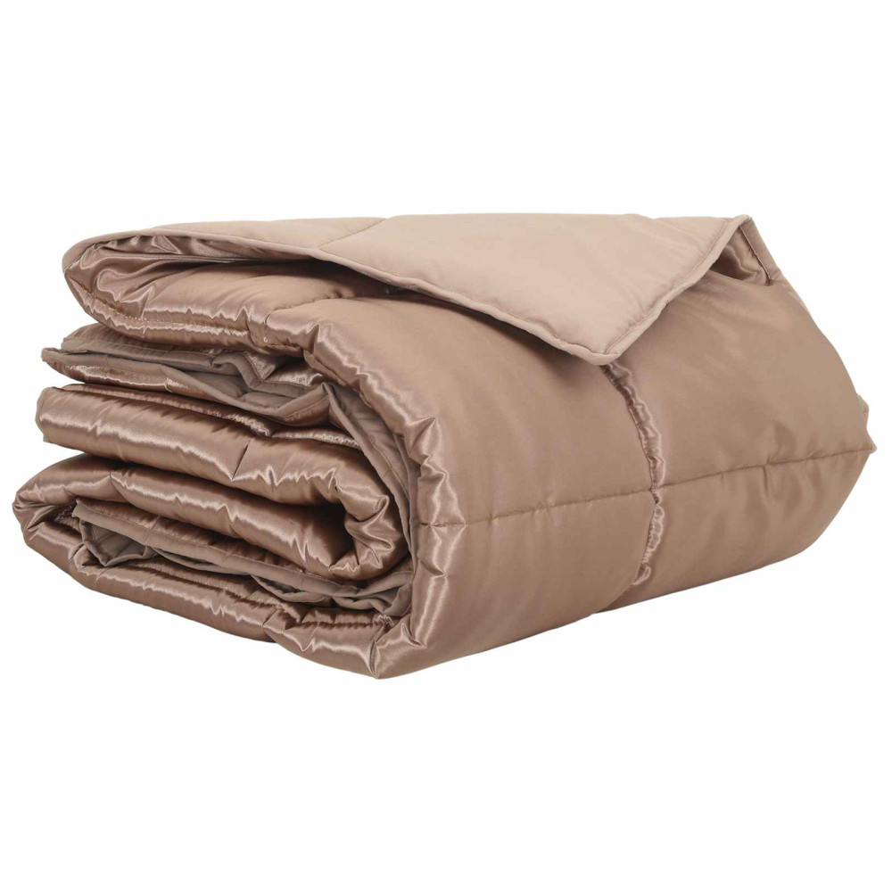 Produktbild för Sommar Duvet Guld 200 x 200 cm Satin och Mikrofiber