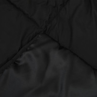 Produktbild för Full Års-Duvet Svart 155 x 220 cm Satin och Mikrofiber
