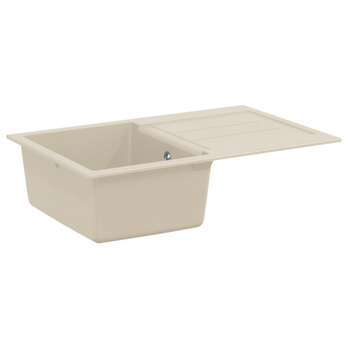 vidaXL Diskho Beige 780 x 500 mm 80% Kvarts och 20% Resin