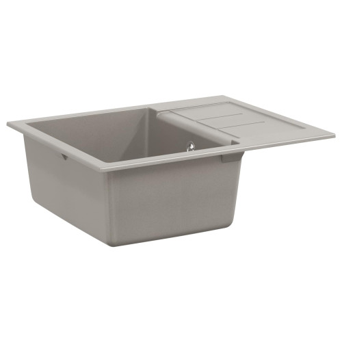 vidaXL Diskho Grå 620 x 500 mm 80% Kvarts och 20% Resin