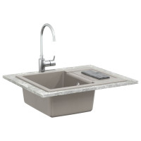 Produktbild för Diskho Grå 620 x 500 mm 80% Kvarts och 20% Resin