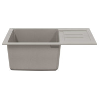 Produktbild för Diskho Grå 620 x 500 mm 80% Kvarts och 20% Resin