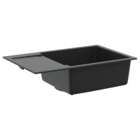 Produktbild för Diskho Svart 780 x 500 mm 80% Kvarts och 20% Resin