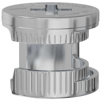 Produktbild för Kammuttrar 2 pcs Silver 12 x 10 mm Metall