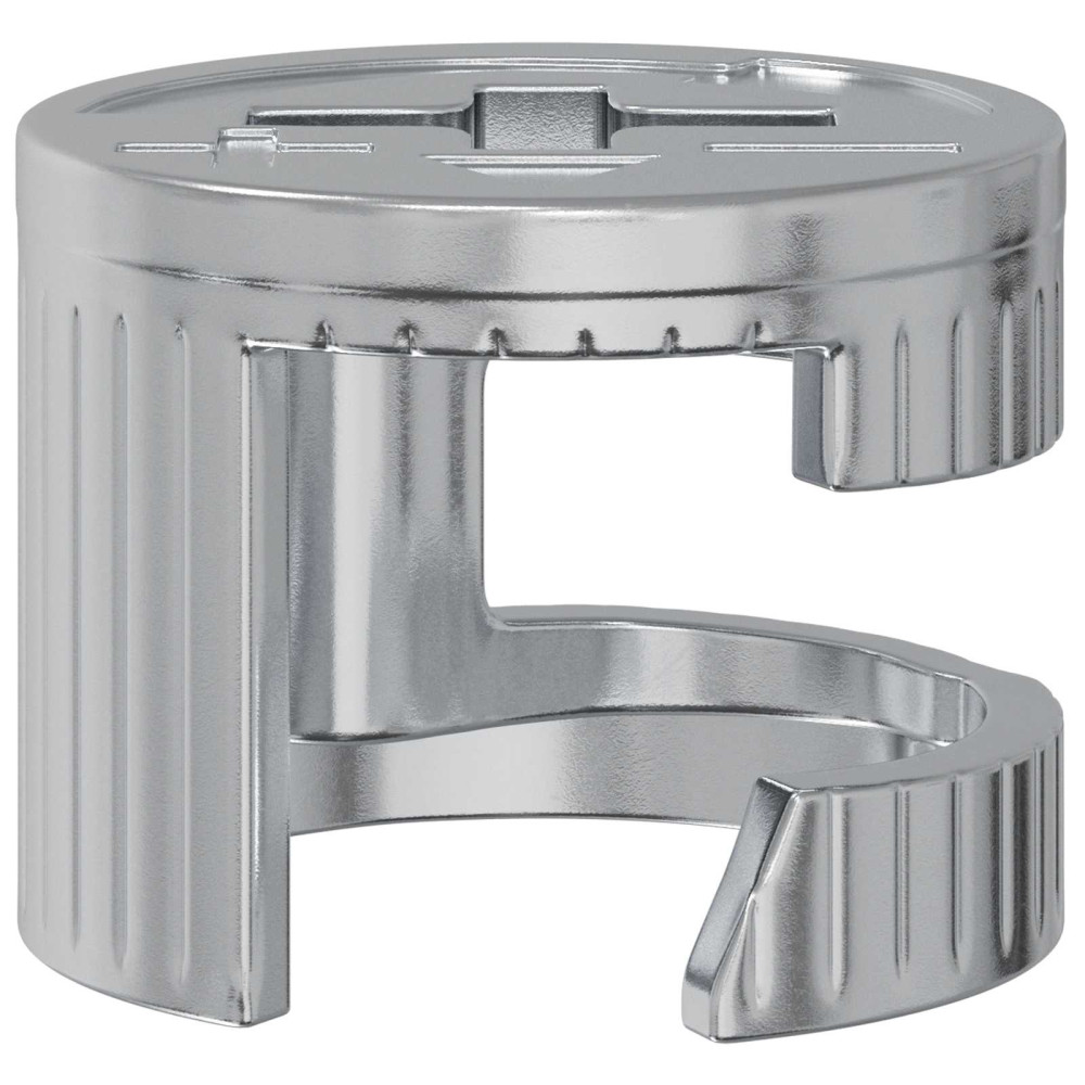 Produktbild för Kammuttrar 2 pcs Silver 15 x 11,5 mm Metall