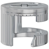 Produktbild för Kammuttrar 2 pcs Silver 15 x 11,5 mm Metall
