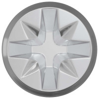 Produktbild för Kammare låsskruf 2 pcs Silver och svart M6 x 40 mm Metall