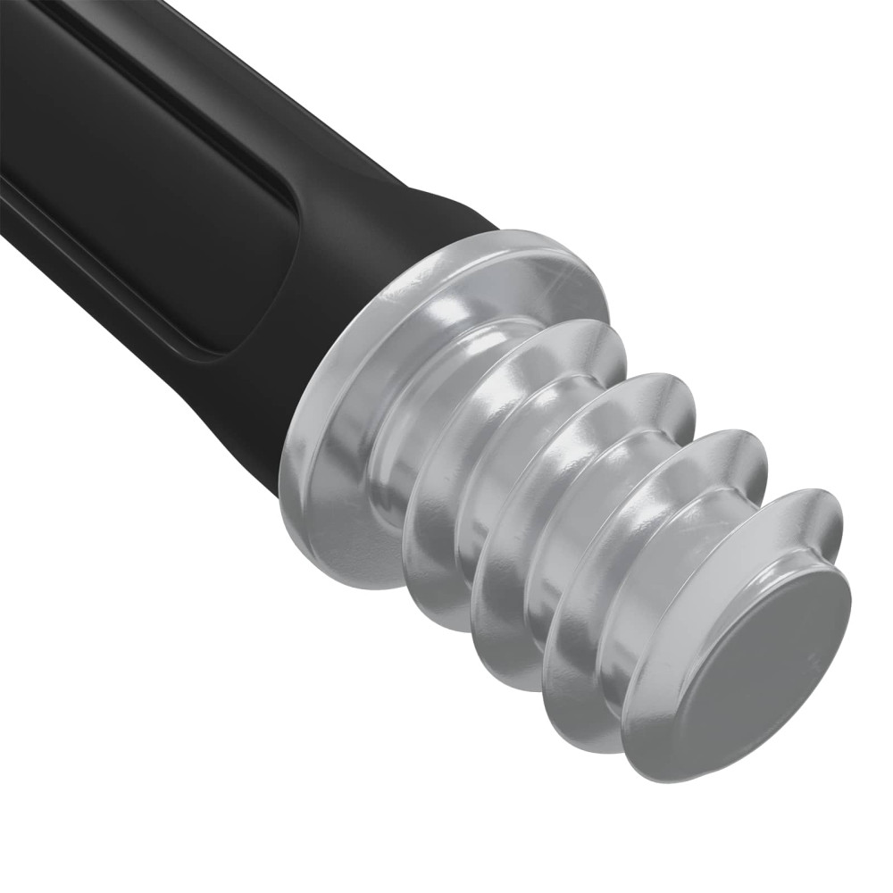 Produktbild för Kammare låsskruf 2 pcs Silver och svart M6 x 40 mm Metall