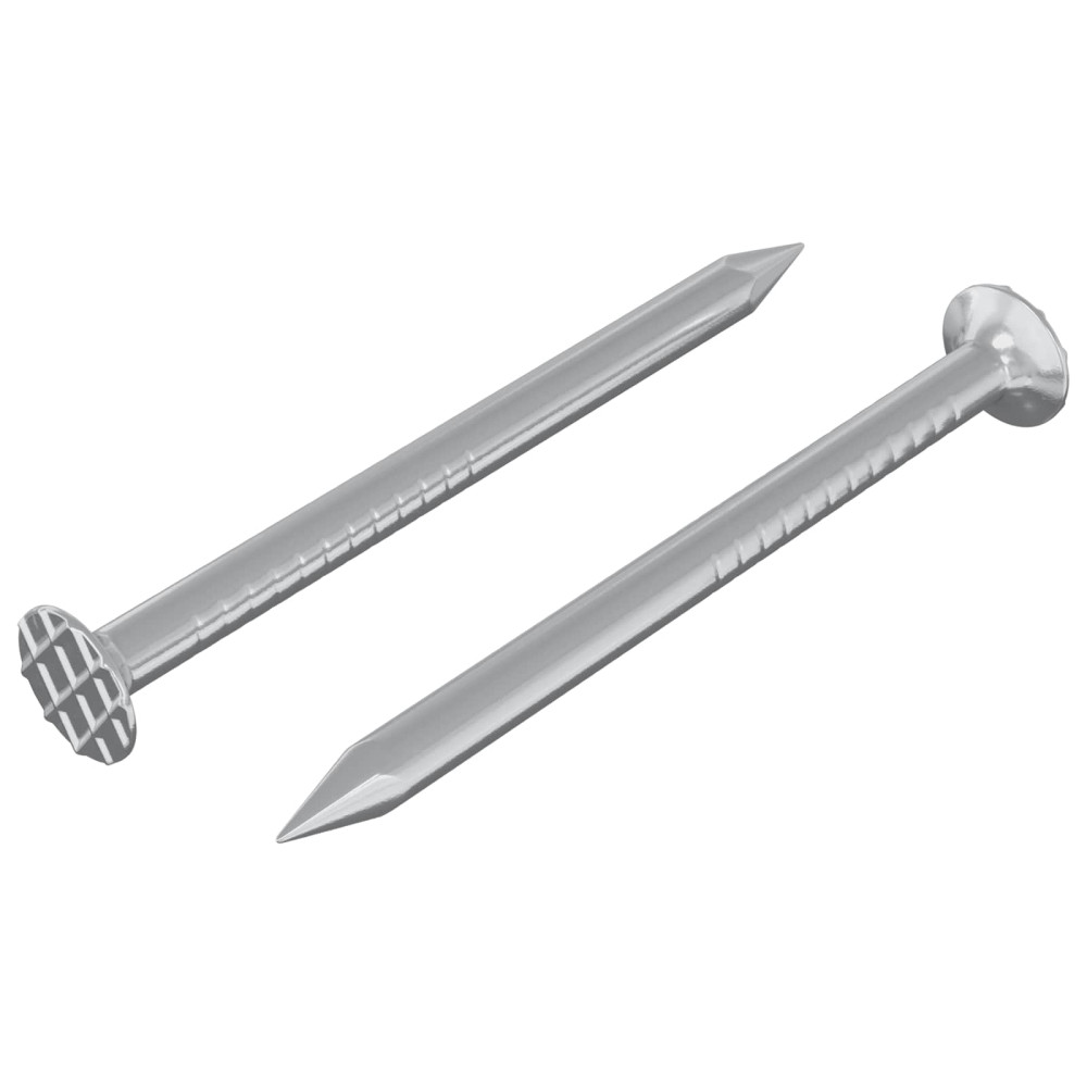 Produktbild för Spikar för Trä 2 pcs Silver Ø 3 x 15 mm Metall