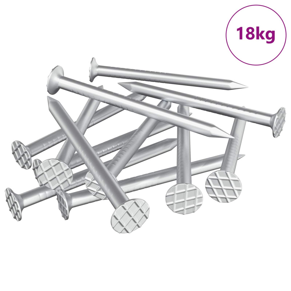 Produktbild för Spikar för Trä 100000 pcs Silver Metall