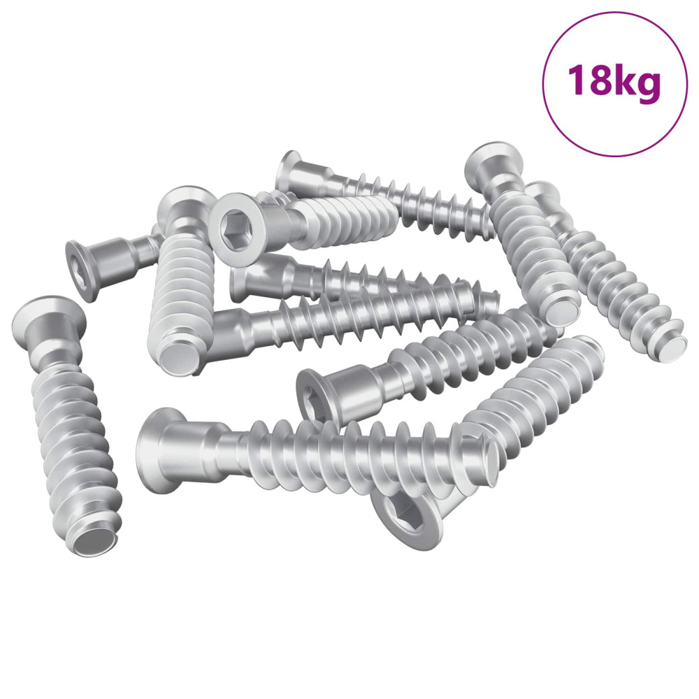 Produktbild för Huvudkapskruv 2900 pcs Silver Stål