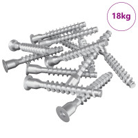 Produktbild för Konfirmationsskruvar 2500 pcs Silver Metall