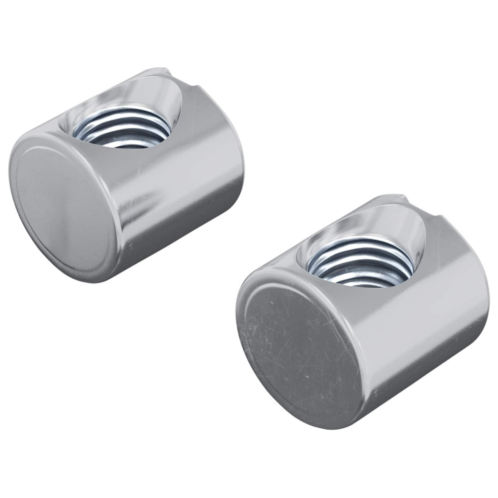 Produktbild för Fästdon för tunnor 2 pcs Silver M6 x 12 mm Metall