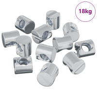 Produktbild för Fästdon för tunnor 4500 pcs Silver M6 x 12 mm Metall