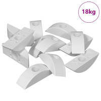 Produktbild för Halvmånebricka 13000 pcs Vit Polypropylen