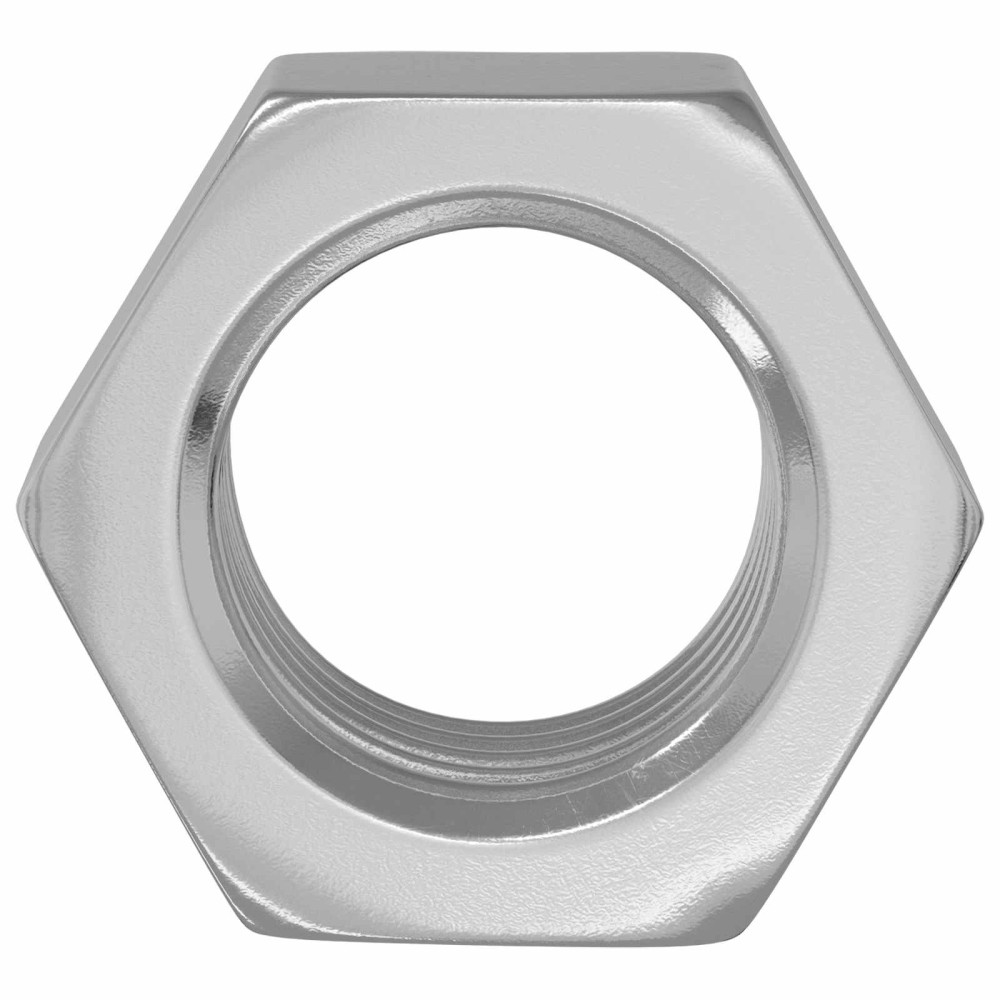Produktbild för Sexkantig mutter 12 pcs Silver M6 Metall