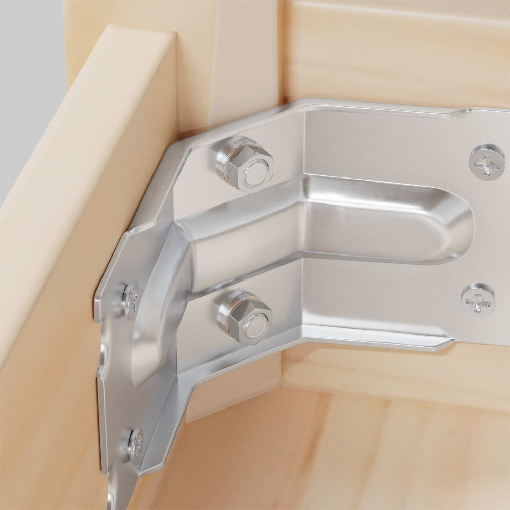 Produktbild för Sexkantig mutter 12 pcs Silver M6 Metall