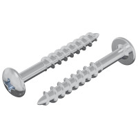 Produktbild för Skruv 2 pcs Silver 9,8 x 35 mm Järn