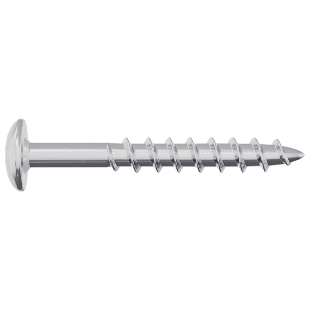 Produktbild för Skruv 2 pcs Silver 9,8 x 35 mm Järn