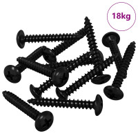 Produktbild för Gängspik 8219 pcs Svart Stål
