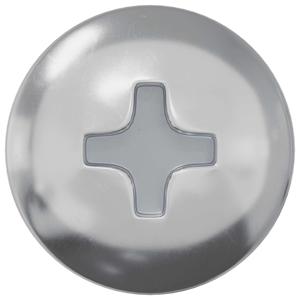 Produktbild för Träskruv 2 pcs Silver 9,8 x 53 mm Stål