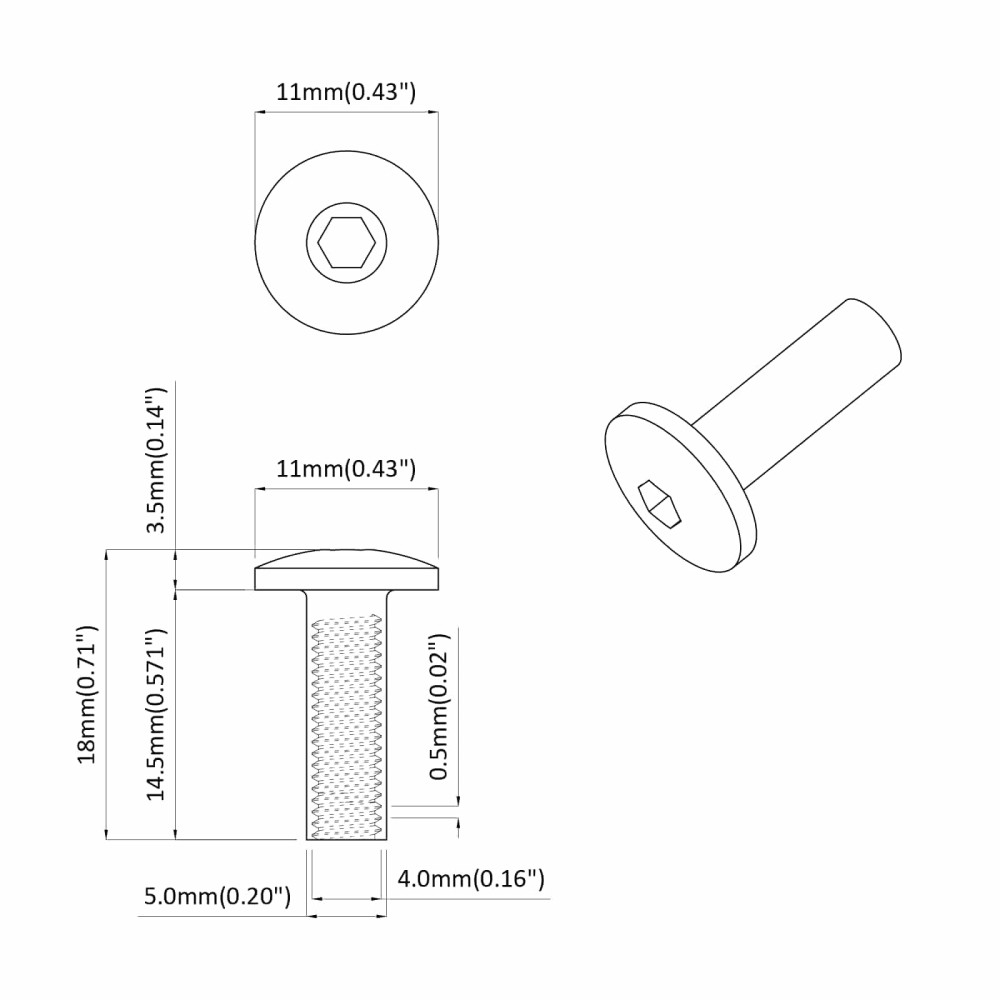 Produktbild för Kupplungsmuttrar 8451 pcs Svart Metall