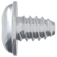 Produktbild för Låsskruvar 12 pcs Silver M4 x 5 mm Järn
