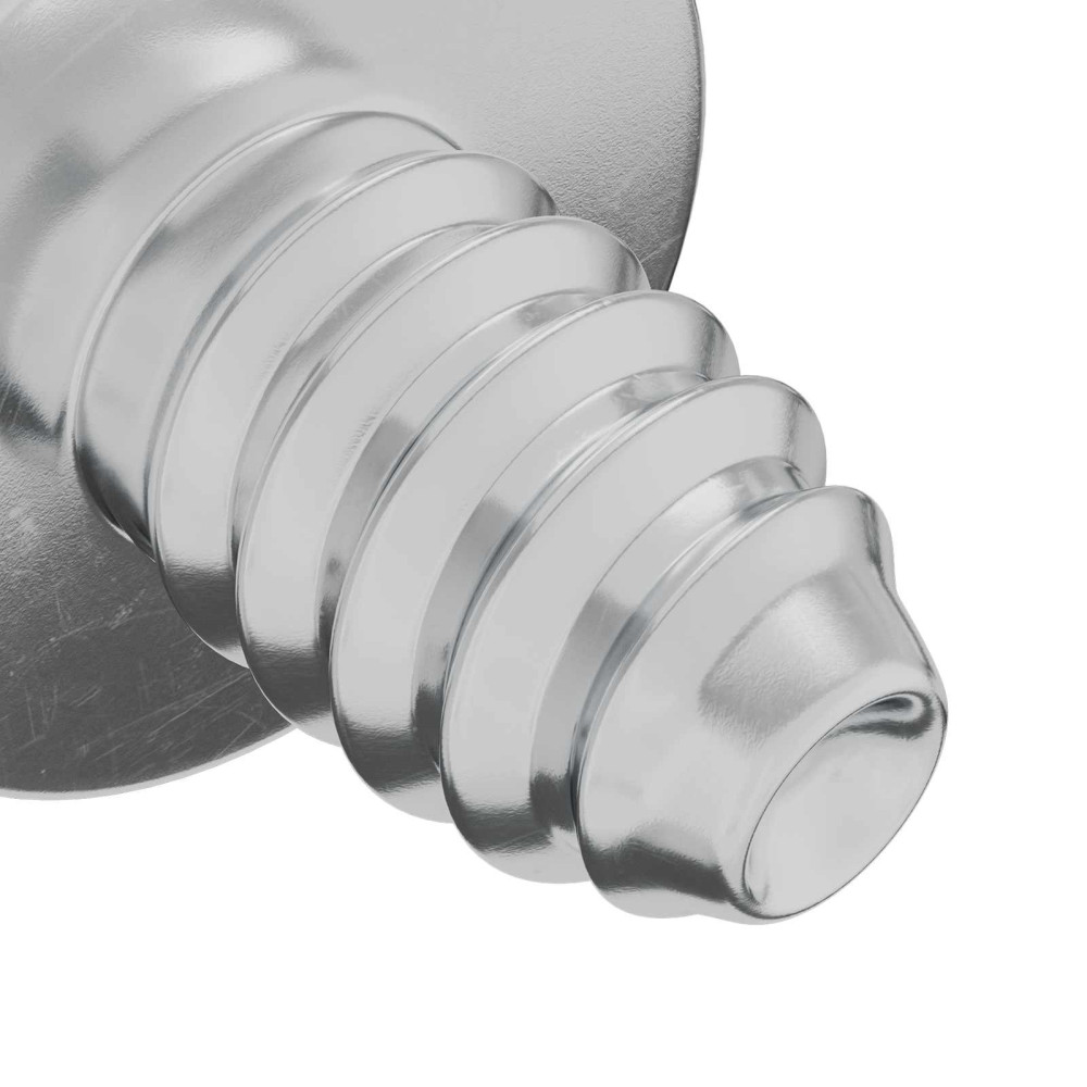 Produktbild för Låsskruvar 12 pcs Silver M4 x 5 mm Järn
