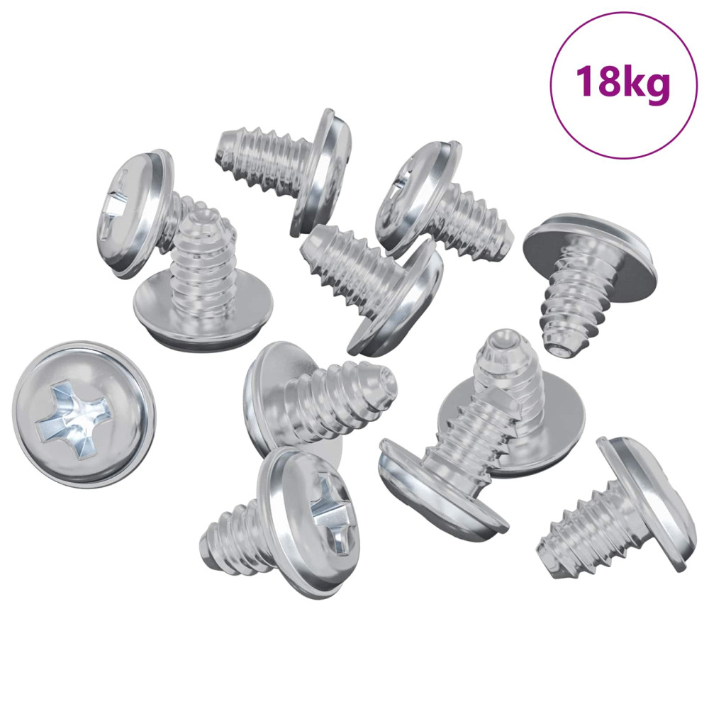 Produktbild för Låsskruvar 19149 pcs Silver Järn