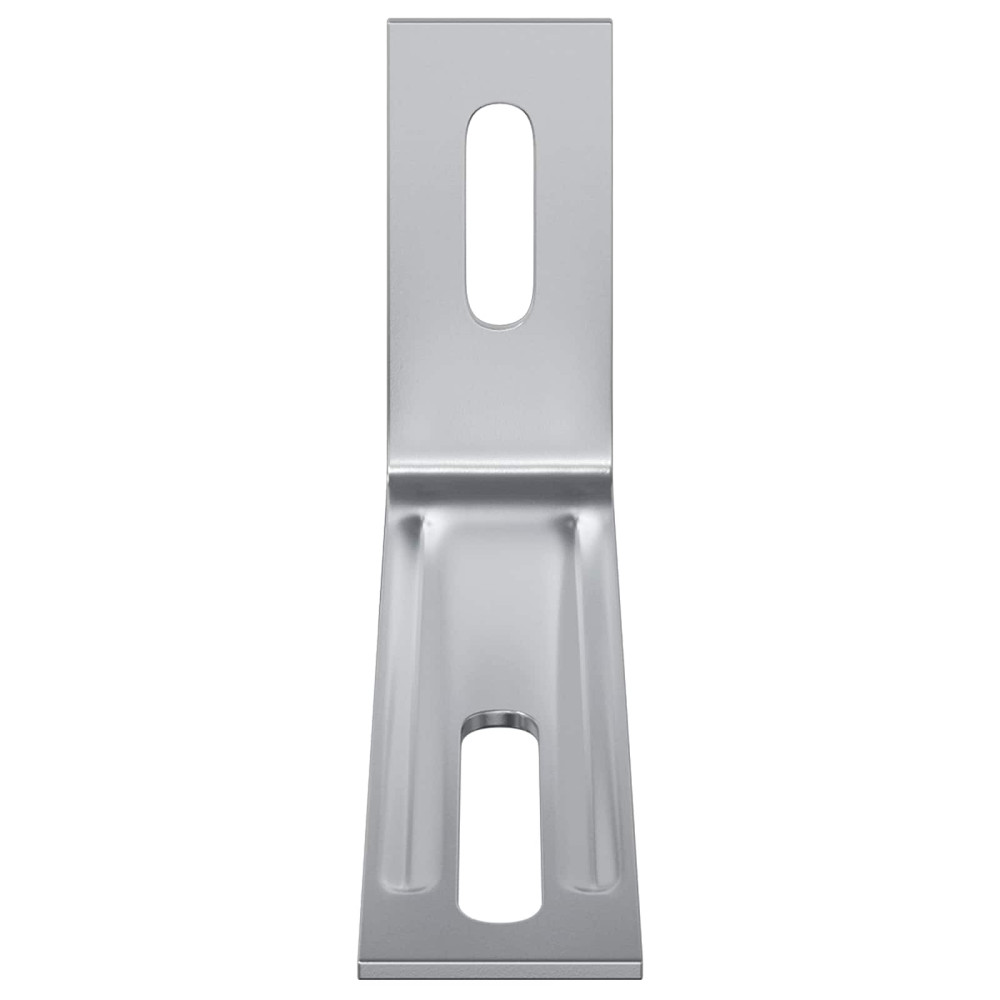 Produktbild för Anti-tipp fäste Enfärgad 2 pcs Silver 74,5 x 15 x 32 mm Järn