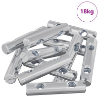 Produktbild för Muttern 413 pcs Zinkbelagd 60 x 12 mm Järn