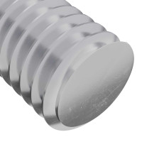 Produktbild för Skruv 2 pcs Silver 8 x 25 mm Stål