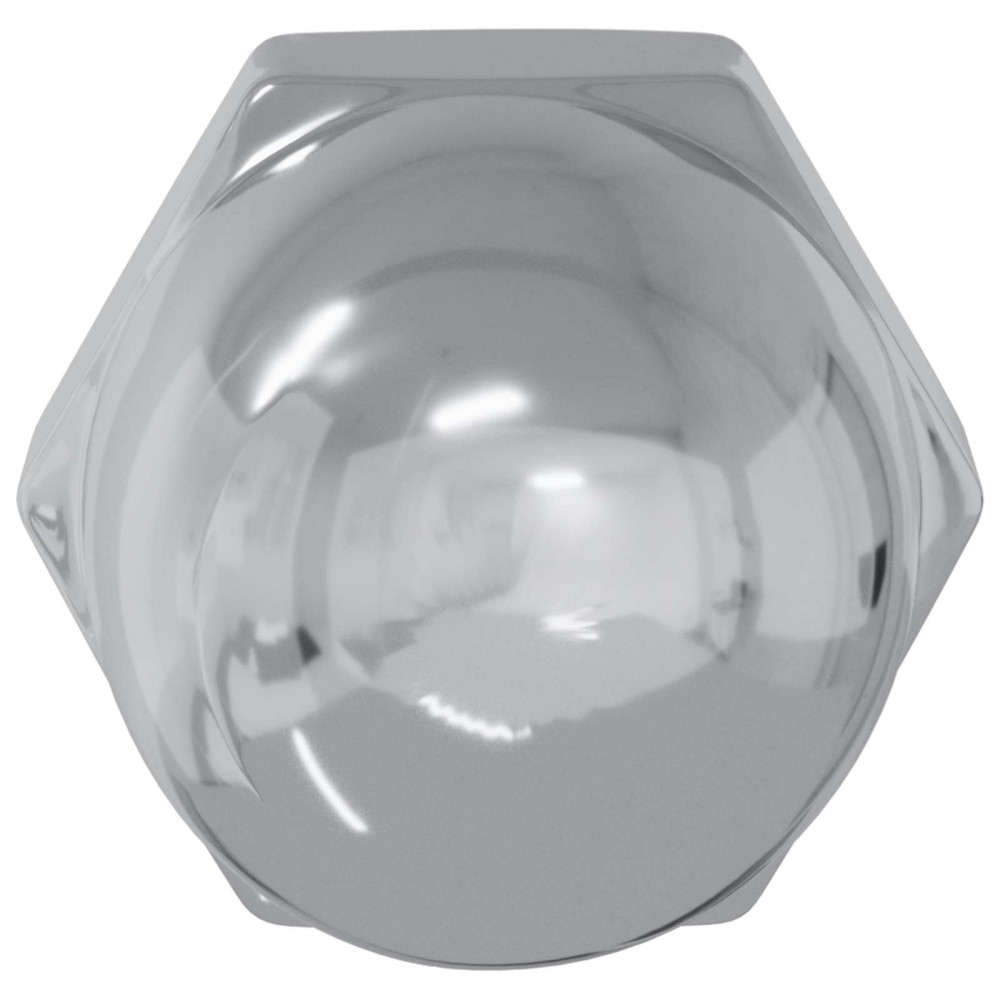 Produktbild för Muttern 2 pcs Silver M6 x 10 mm Järn