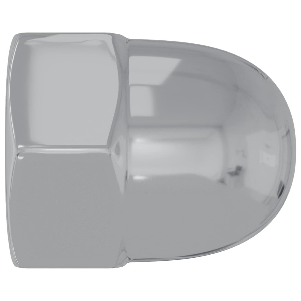 Produktbild för Muttern 2 pcs Silver M6 x 10 mm Järn