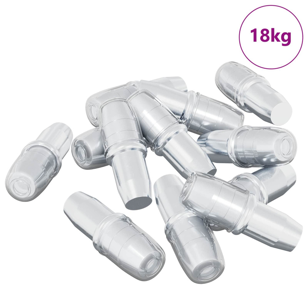 Produktbild för Hylla Peg 7200 pcs Silver 7 x 16 mm Järn