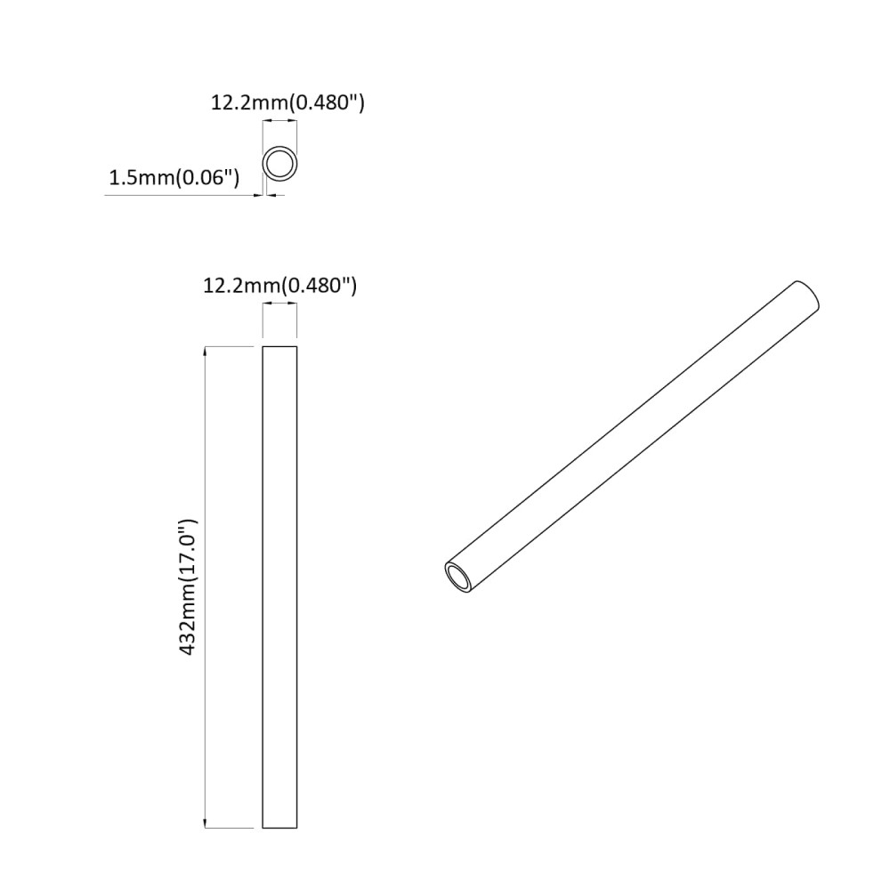 Produktbild för PVC Rör 29 pcs Vit PP och PE