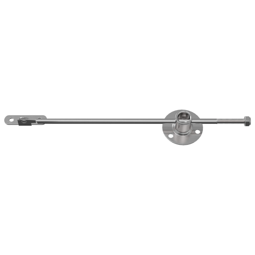 Produktbild för Dragstångsgångjärn 12 pcs Silver 190 mm Metall
