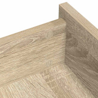 Produktbild för Självhäftande skruvomslag 2 pcs Sonoma-ek Ø 20 x 0,5 mm