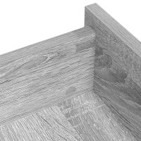 Produktbild för Självhäftande skruvomslag 2 pcs Grå Sonoma Ø 20 x 0,5 mm