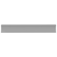 Produktbild för Handtag Enfärgad 2 pcs Silver 105.7 x 7.4 x 15.5 mm Aluminium