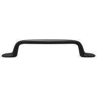 Produktbild för Möbelhandtag 250 pcs Svart 130 x 19,4 x 22,3 mm Aluminium