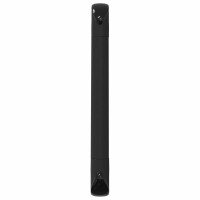 Produktbild för Handtag Enfärgad 12 pcs Svart 380 x 34 x 85 mm Aluminium och PP